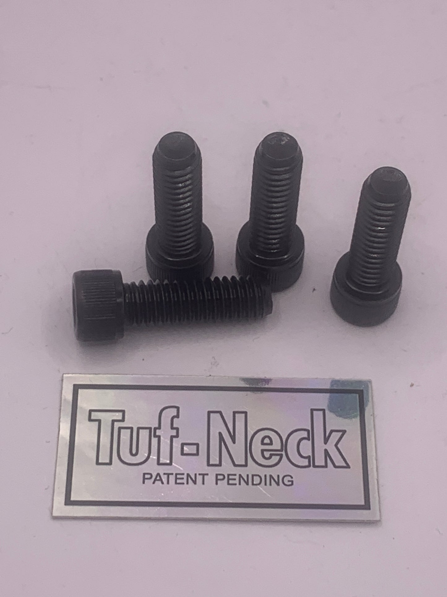 Tuf-Neck Black Nitride 1" BMX Stem Cap Replacement Bolts (4)