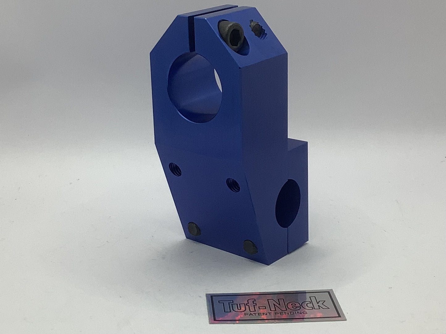 Blue V2 Tuf-Neck Patent Pending 1-1/8 Threadless 55mm BMX Stem