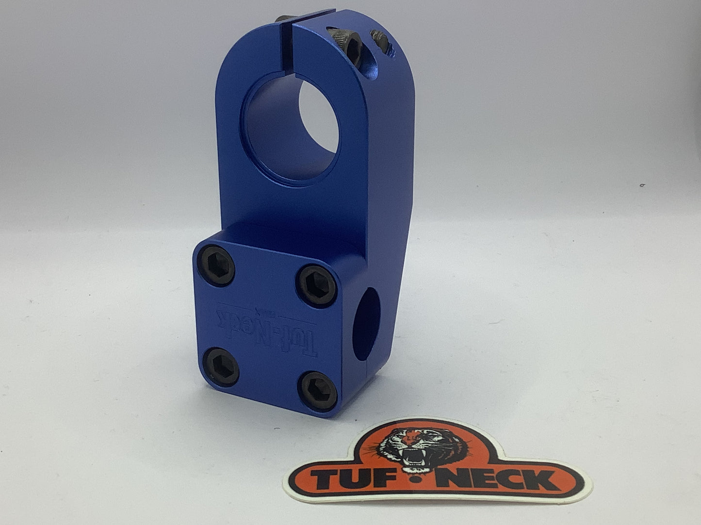 *Blemished Blue Tuf-Neck 1-1/8 Threadless BMX Stem (1.125”, 28.6mm).