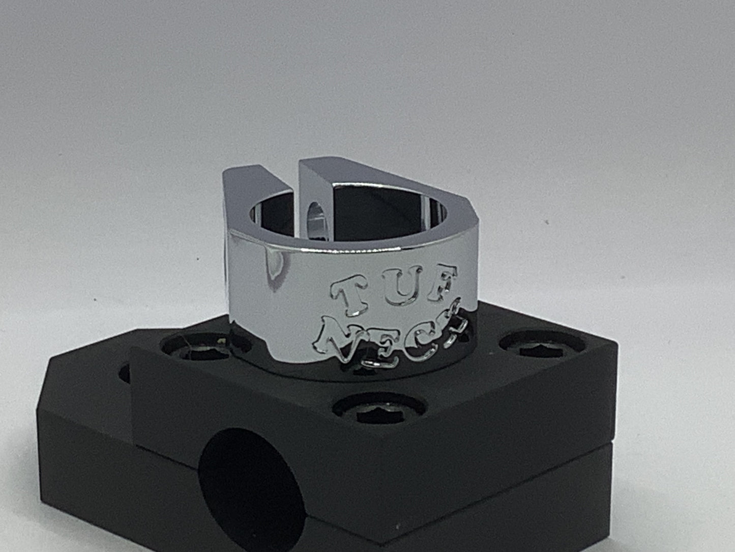 Chrome-plated 1-1/8 Tuf-Neck Retro Seat Post Clamp