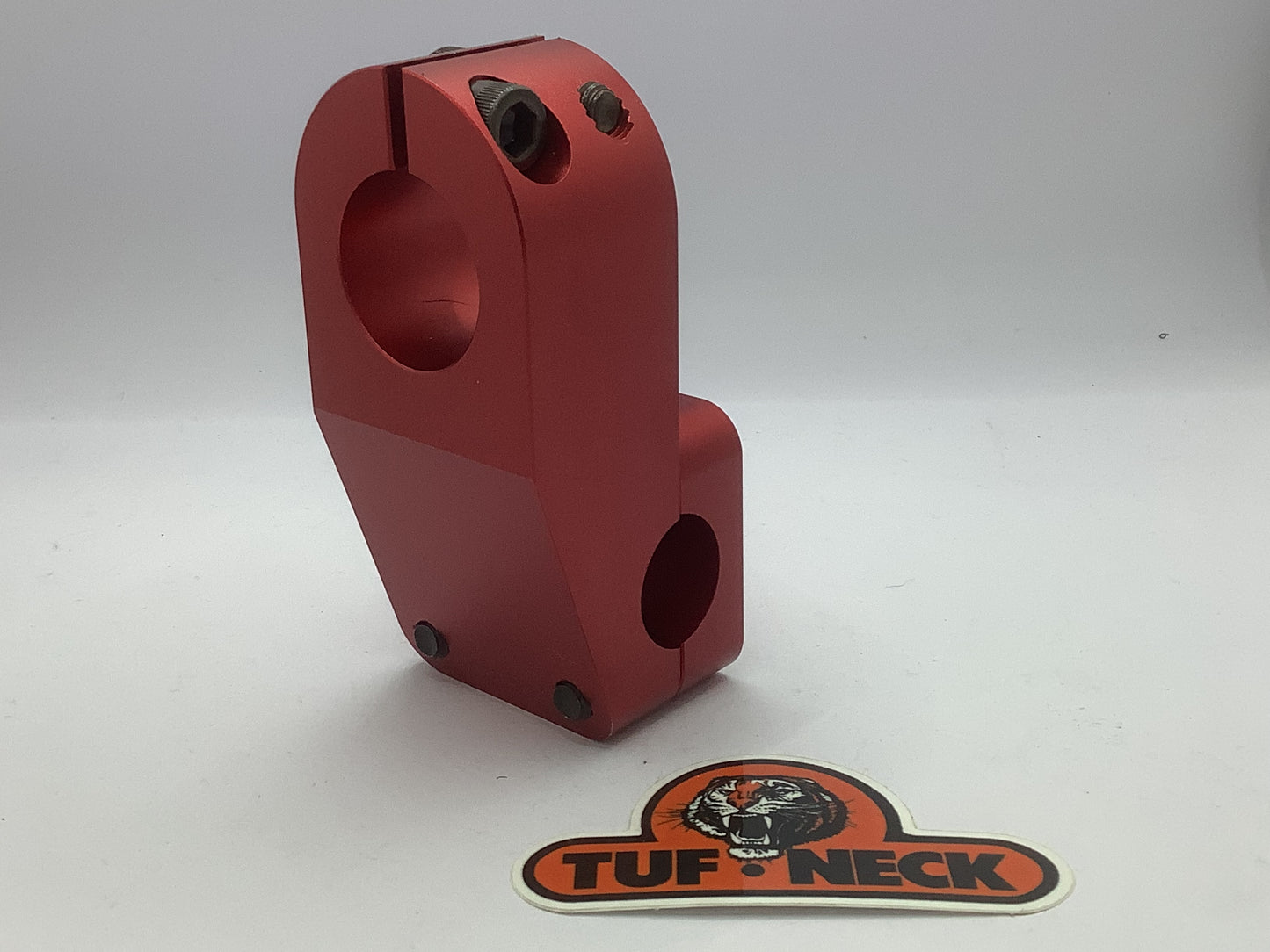 *Blemished Red Tuf-Neck 1-1/8” Threadless BMX Stem (1.125”, 28.6mm).