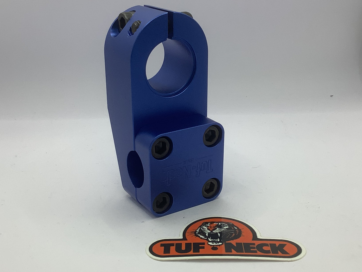 *Blemished Blue Tuf-Neck 1-1/8 Threadless BMX Stem (1.125”, 28.6mm).