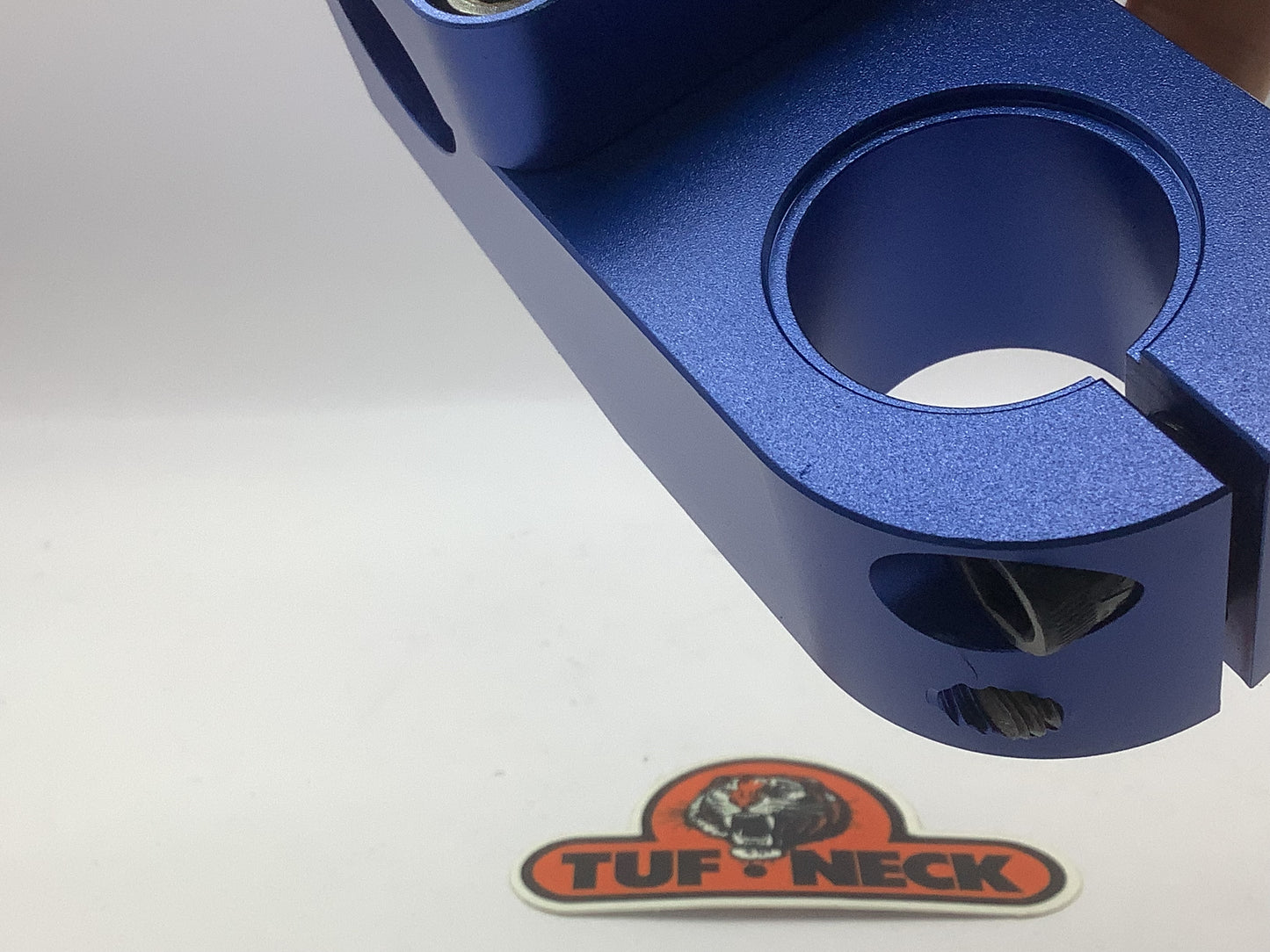 *Blemished Blue Tuf-Neck 1-1/8 Threadless BMX Stem (1.125”, 28.6mm).