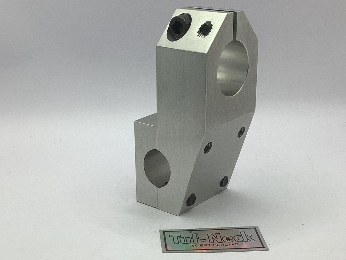 Silver V2 Tuf-Neck Patent Pending 1-1/8 Threadless 55mm BMX Stem