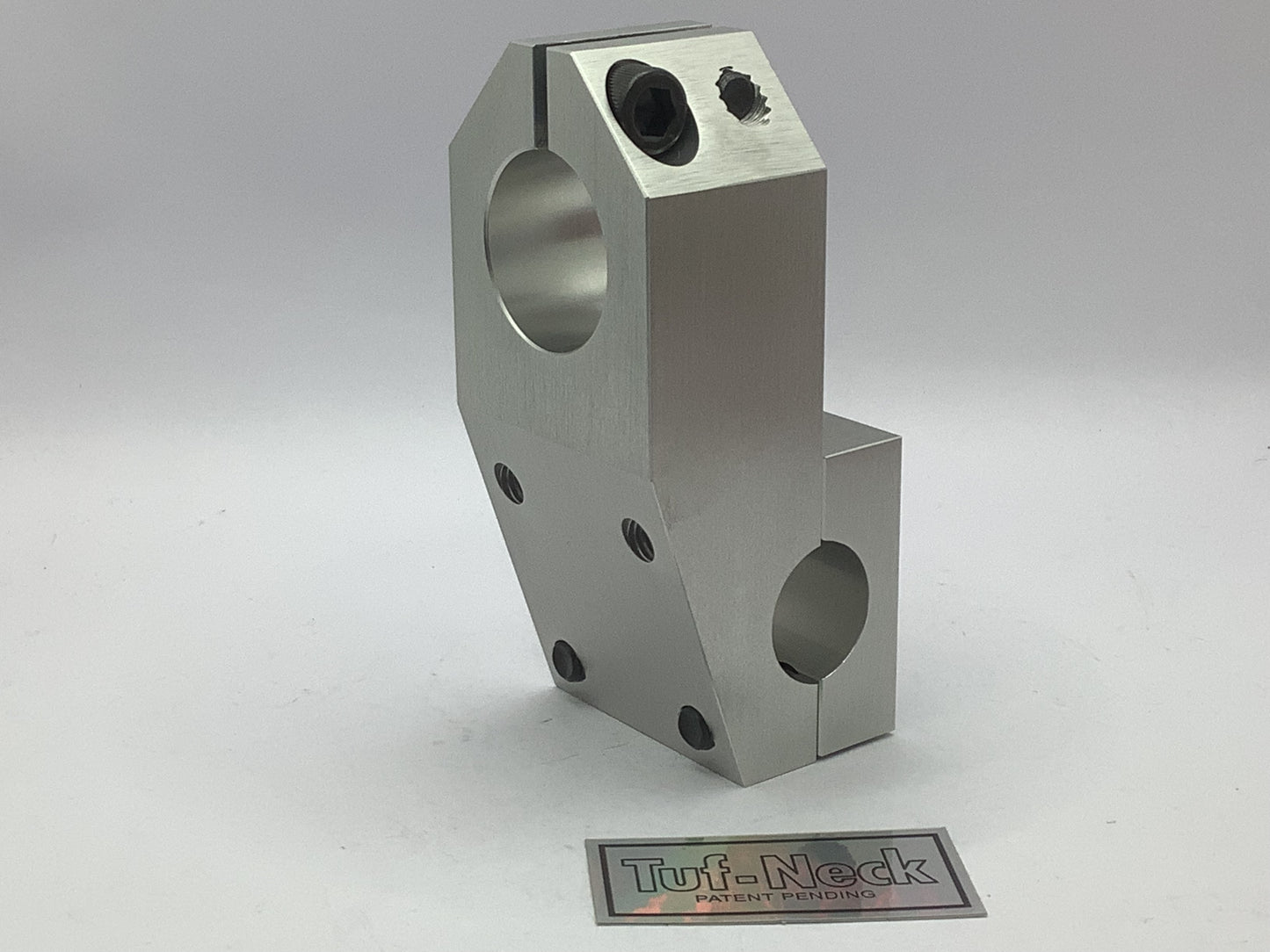 Silver V2 Tuf-Neck Patent Pending 1-1/8 Threadless 55mm BMX Stem