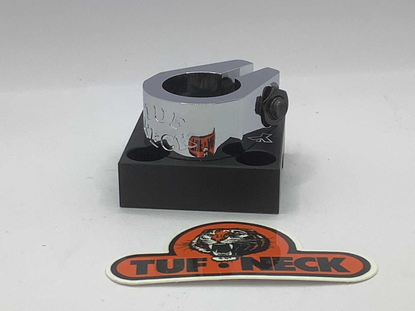 Chrome-plated 1" Tuf-Neck Retro Seat Post Clamp