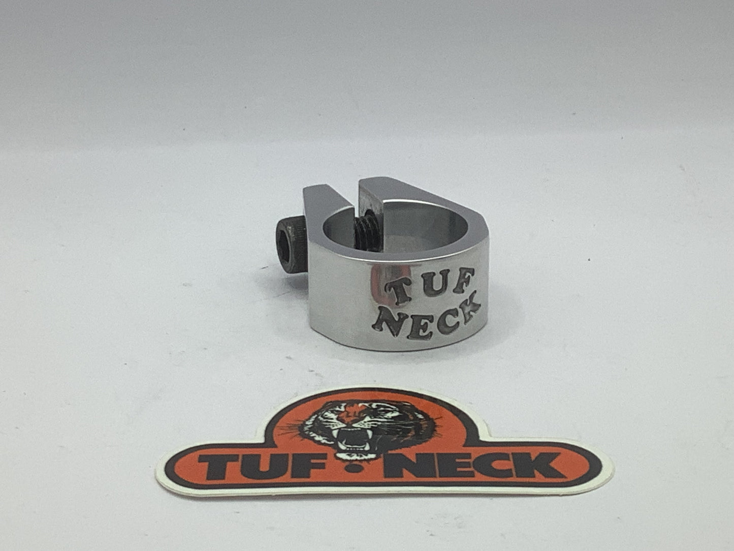 Raw Finish 1-1/8" Tuf-Neck Retro Seat Post Clamp