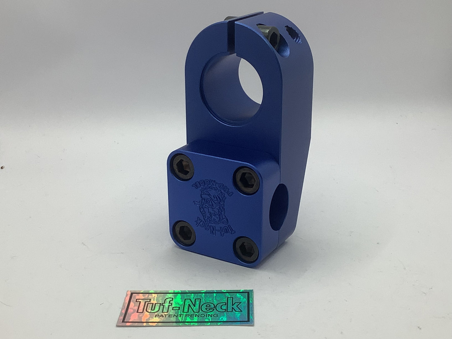 Blue Tuf-Neck Drunken Tiger 1-1/8" Threadless BMX Stem 50mm