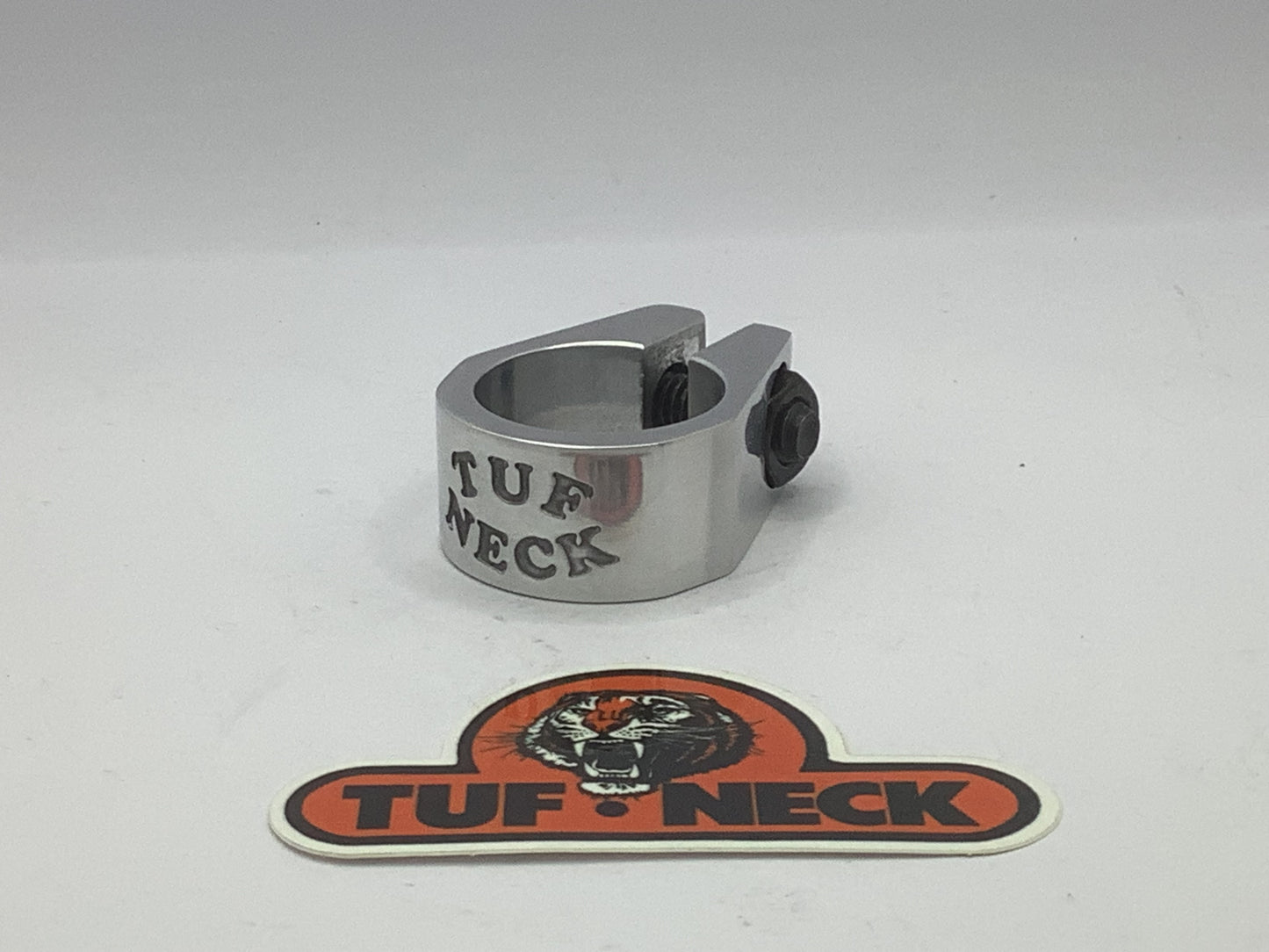 Raw Finish 1-1/8" Tuf-Neck Retro Seat Post Clamp