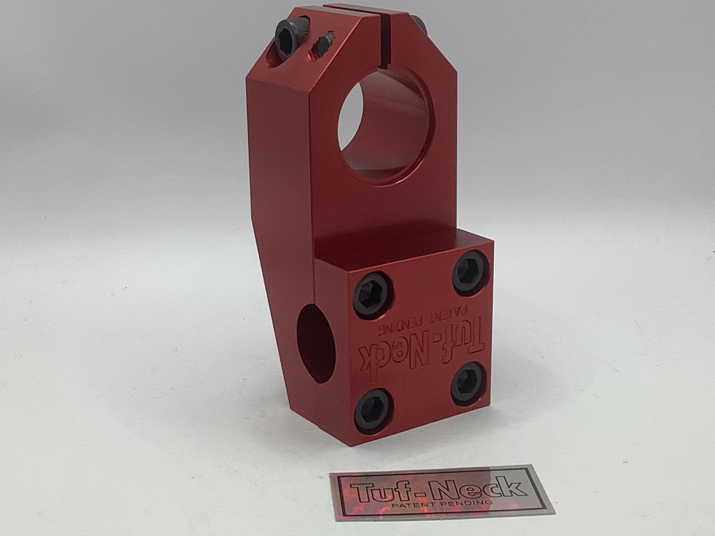 Red V2 Tuf-Neck Patent Pending 1-1/8 Threadless 55mm BMX Stem