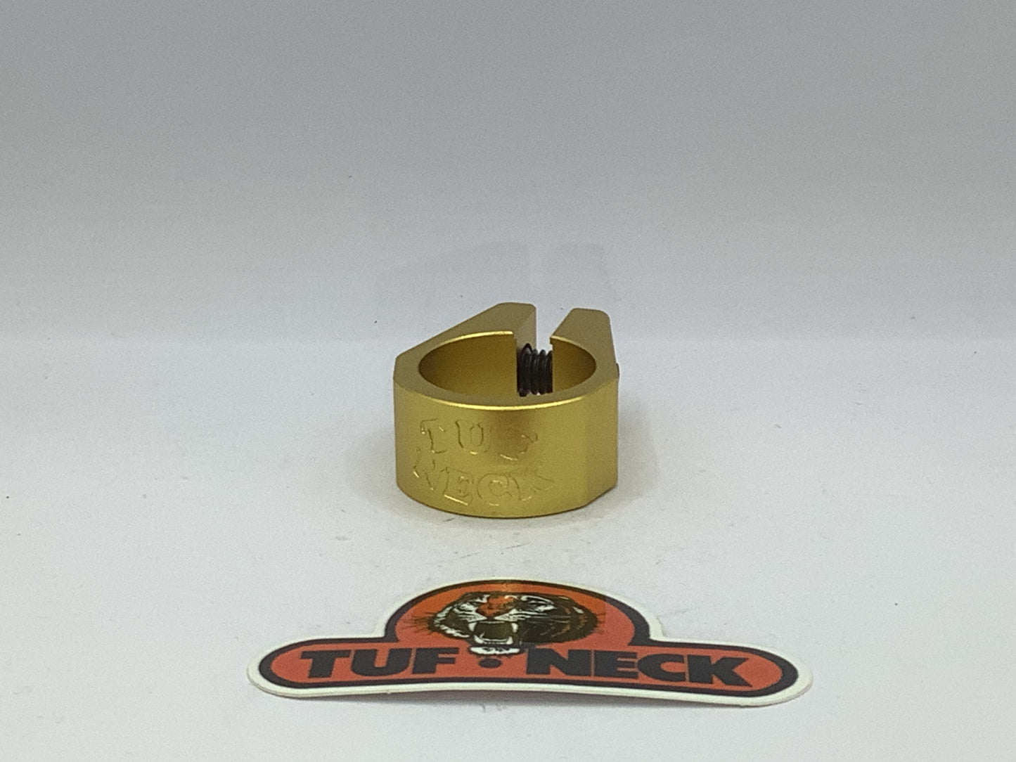 Gold 1.250" Tuf-Neck Retro Seat Post Clamp (31.8mm)