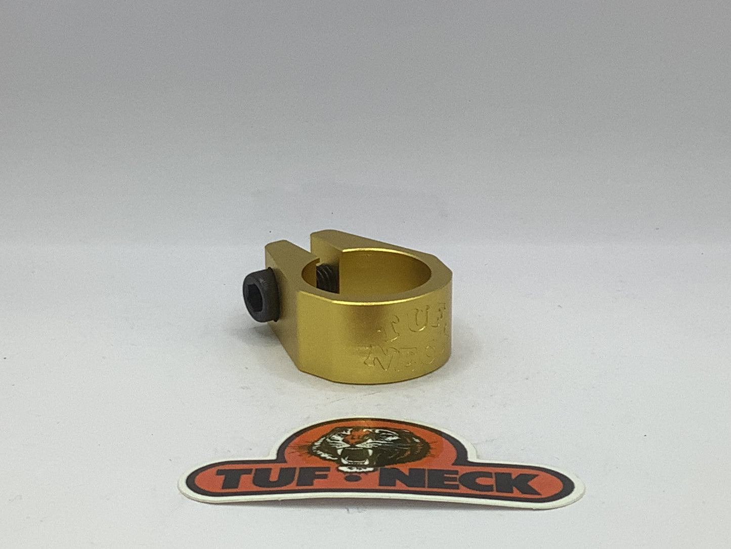 Gold 1.250" Tuf-Neck Retro Seat Post Clamp (31.8mm)