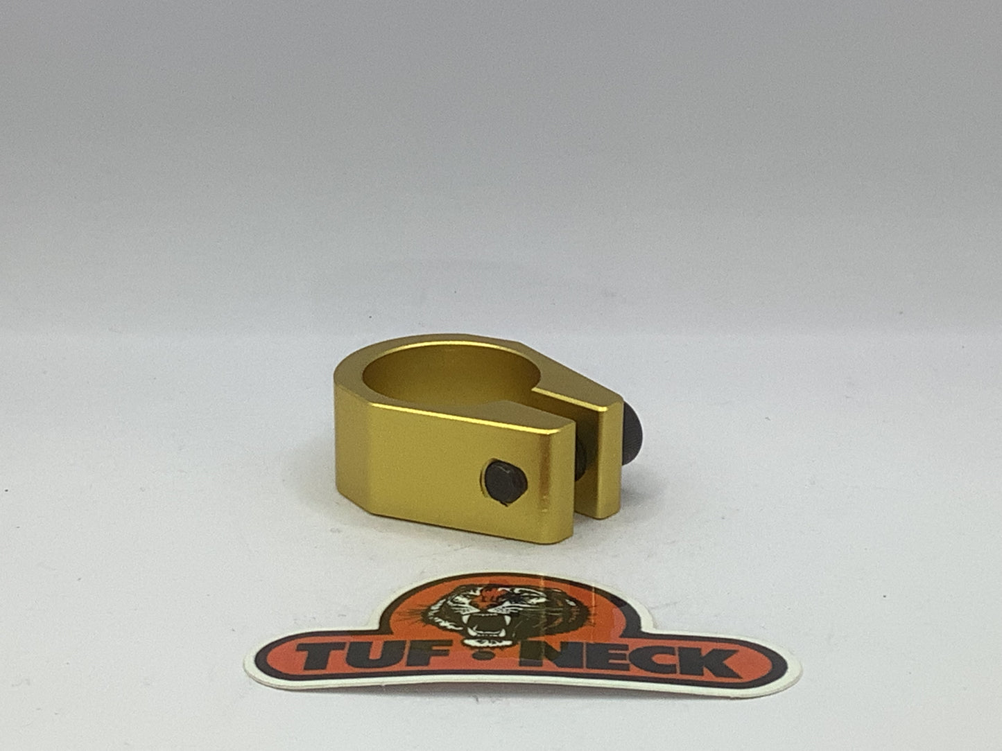 Gold 1.250" Tuf-Neck Retro Seat Post Clamp (31.8mm)