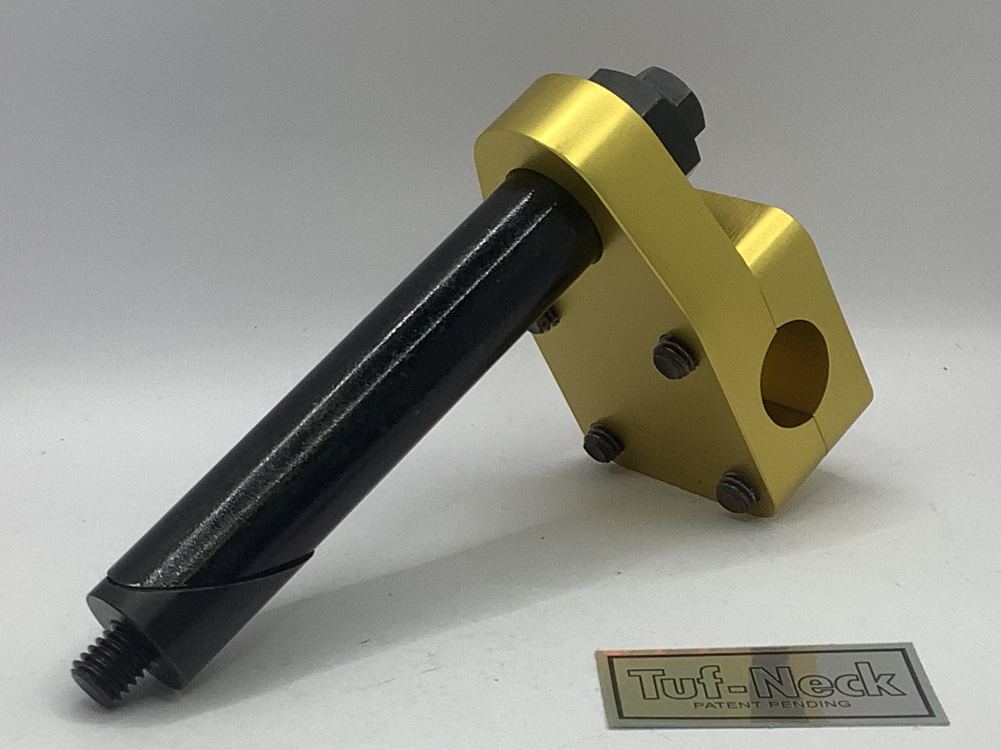 Gold 1" Tuf-Neck Drunken Tiger Retro BMX Stem