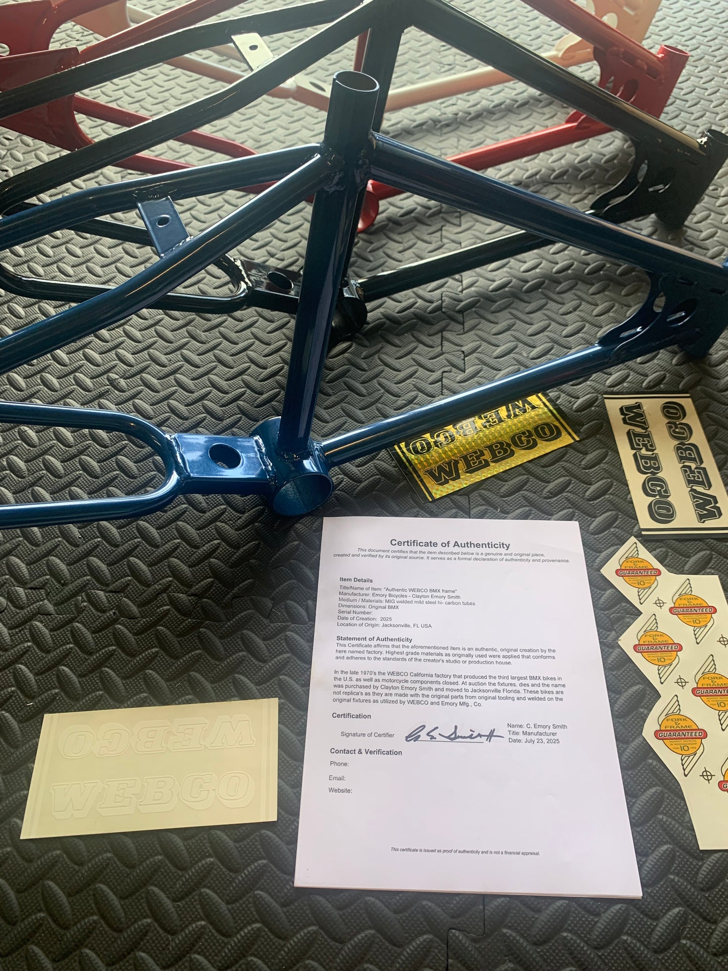 20" WEBCO, Inc BMX Frame