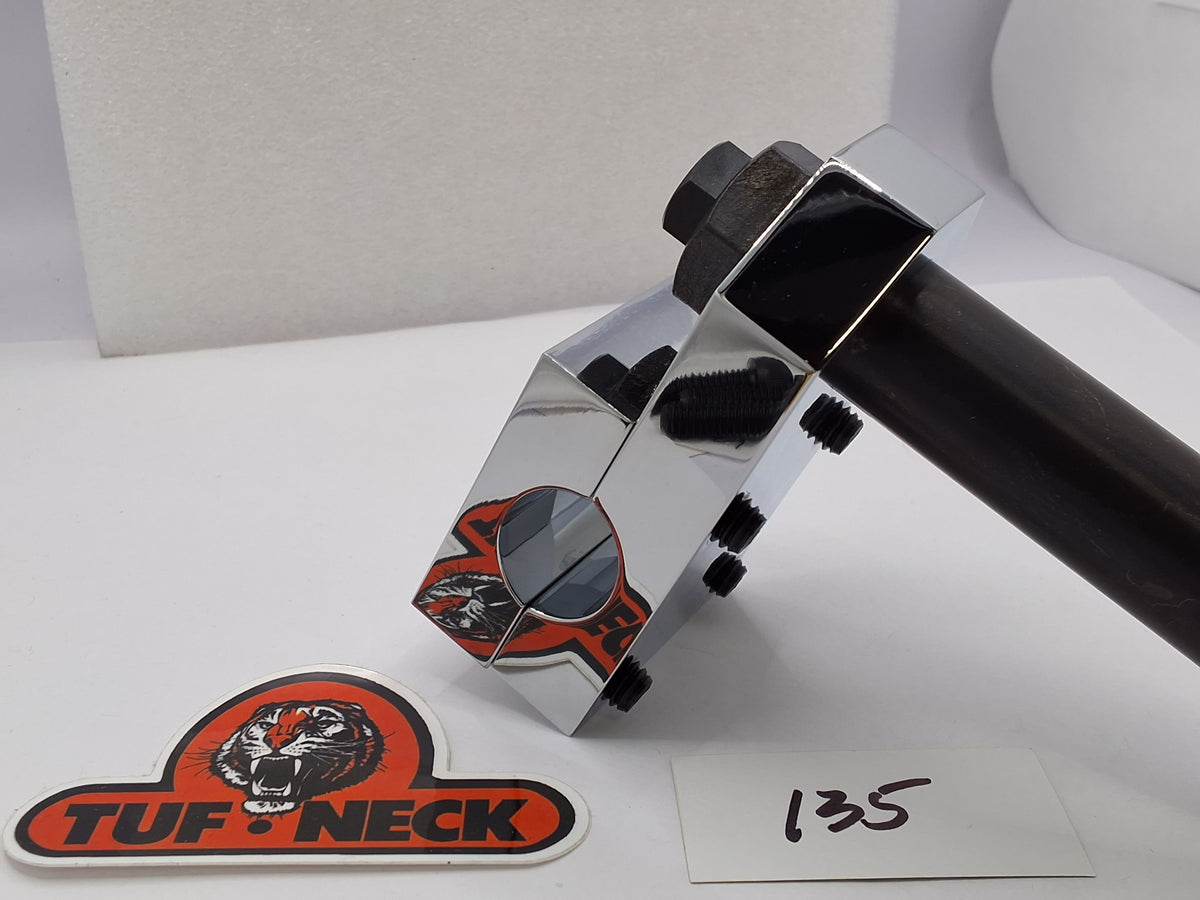 *Barely Blemished* CHROME 1" Tuf-Neck Retro BMX Stem #135