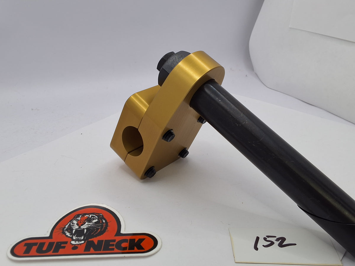 Gold 1" Tuf-Neck Stamped Tiger Retro BMX Stem *Blemished #152