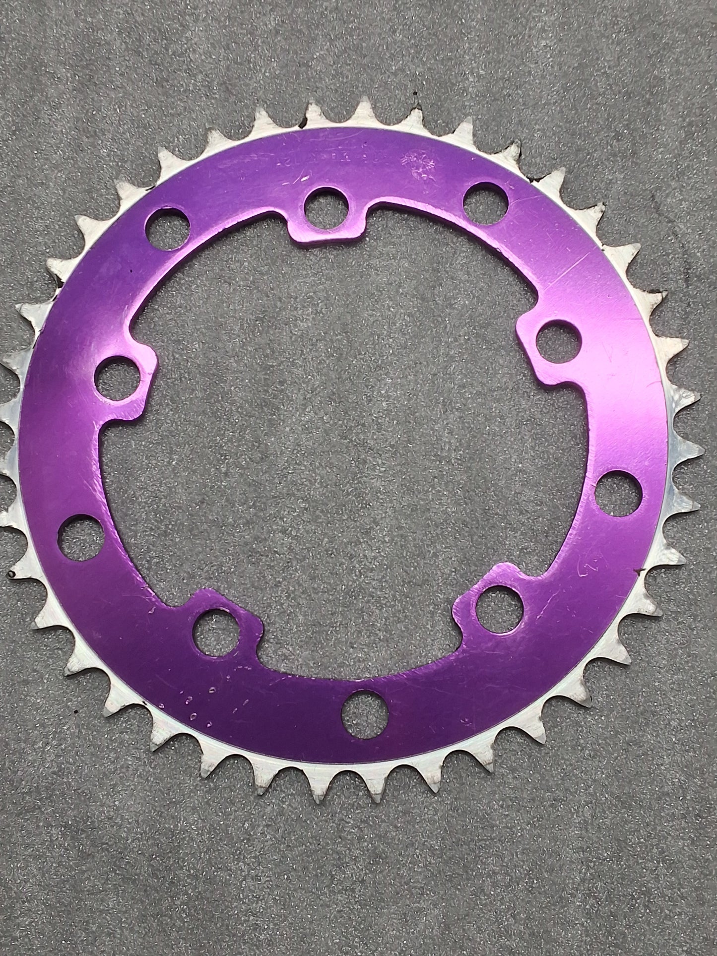 Tuf-Neck USA 40T 110 BCD Chainring (Purple Anodized), Used, Blemished