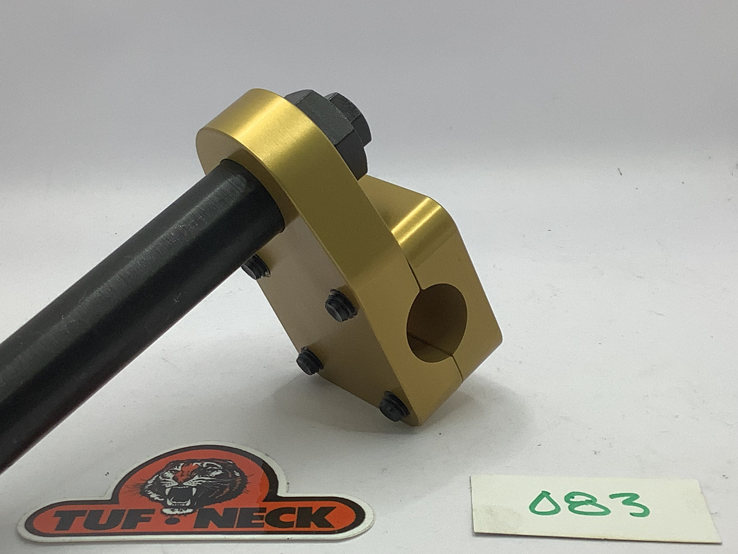 Gold 1" Tuf-Neck Stamped Tiger Retro BMX Stem *Barely Blemished #083