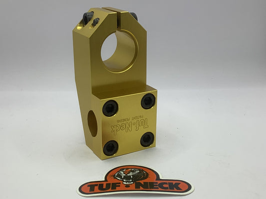 Gold Tuf-Neck Patent Pending 1-1/8 Threadless BMX Stem