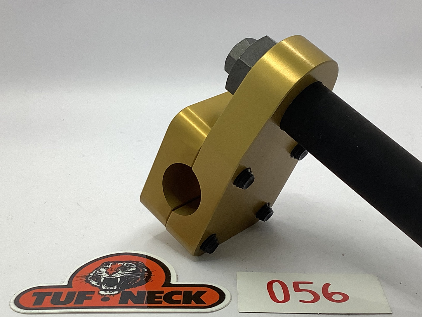 Gold 1" Tuf-Neck Stamped Tiger Retro BMX Stem *Blemished #056