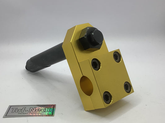 Gold No-Logo 1" Tuf-Neck Retro BMX Stem