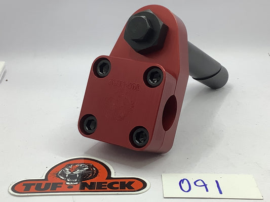*Blemished* Red 1" Tuf-Neck Drunken Tiger Retro BMX Stem #091