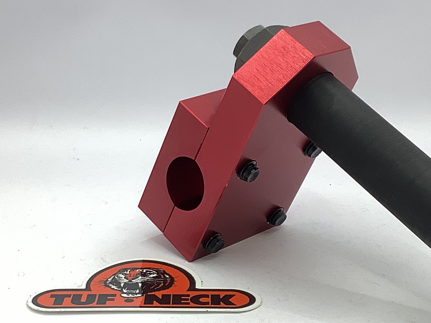 Red V4 1" Tuf-Neck Retro BMX Stem