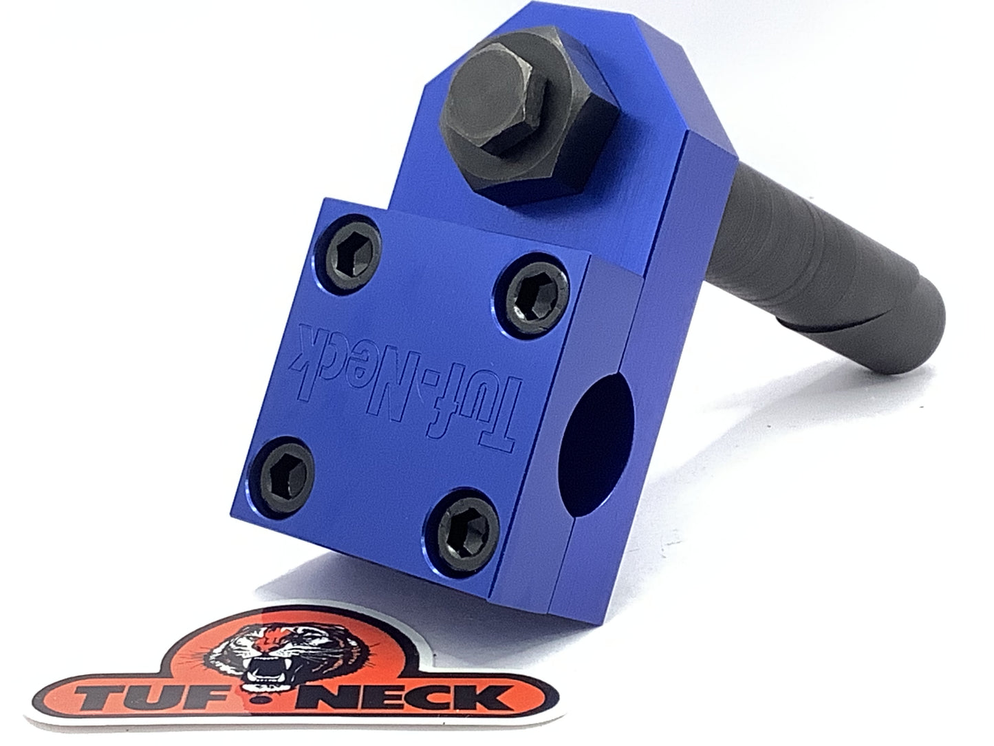 Blue V4 1" Tuf-Neck Retro BMX Stem