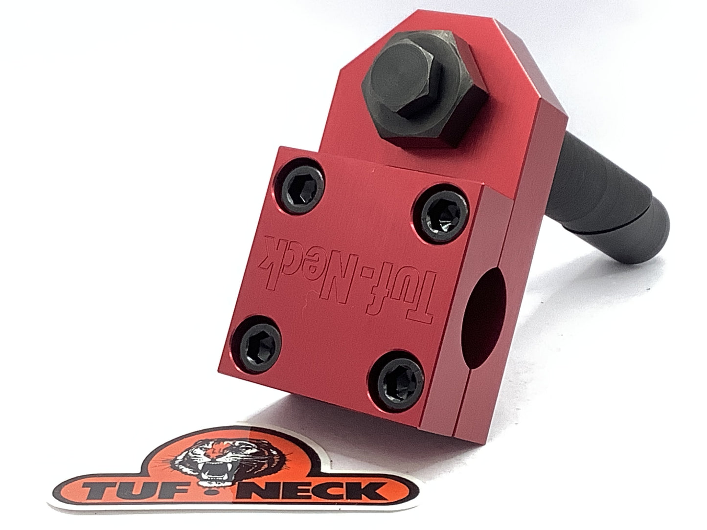 Red V4 1" Tuf-Neck Retro BMX Stem