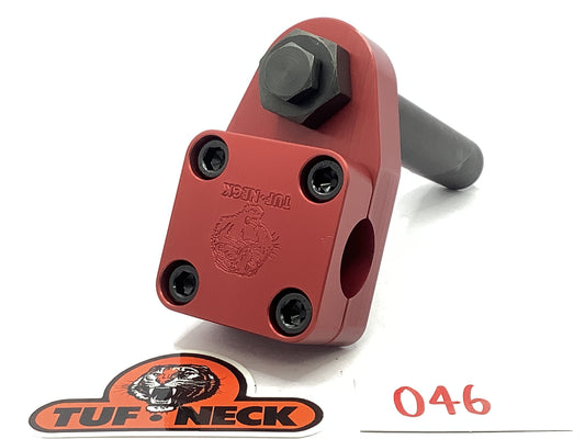 Red 1" Tuf-Neck Stamped Tiger Retro BMX Stem *Blemished #046
