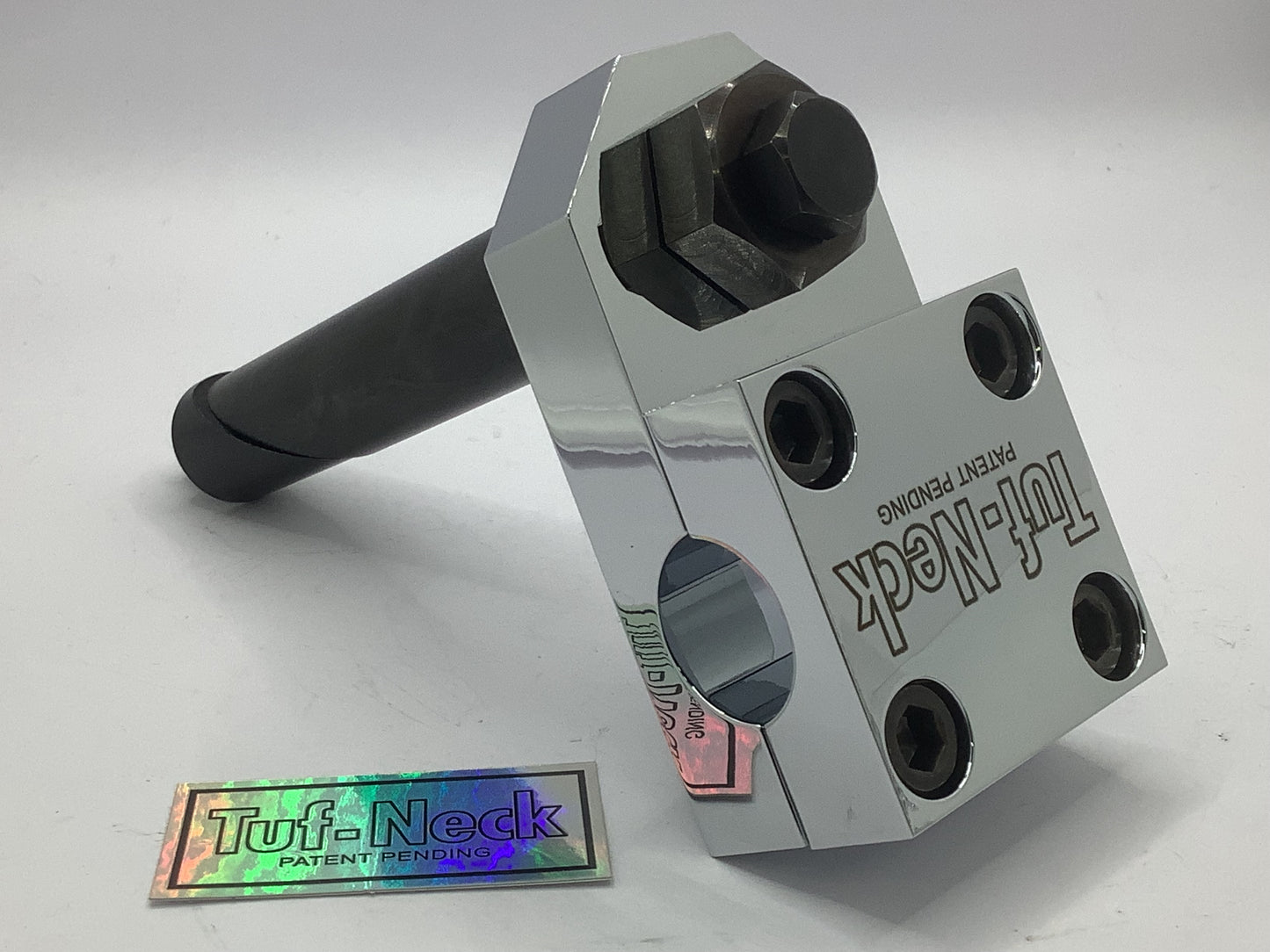 *Barely Blemished* CHROME 1" Tuf-Neck Retro BMX Stem #018