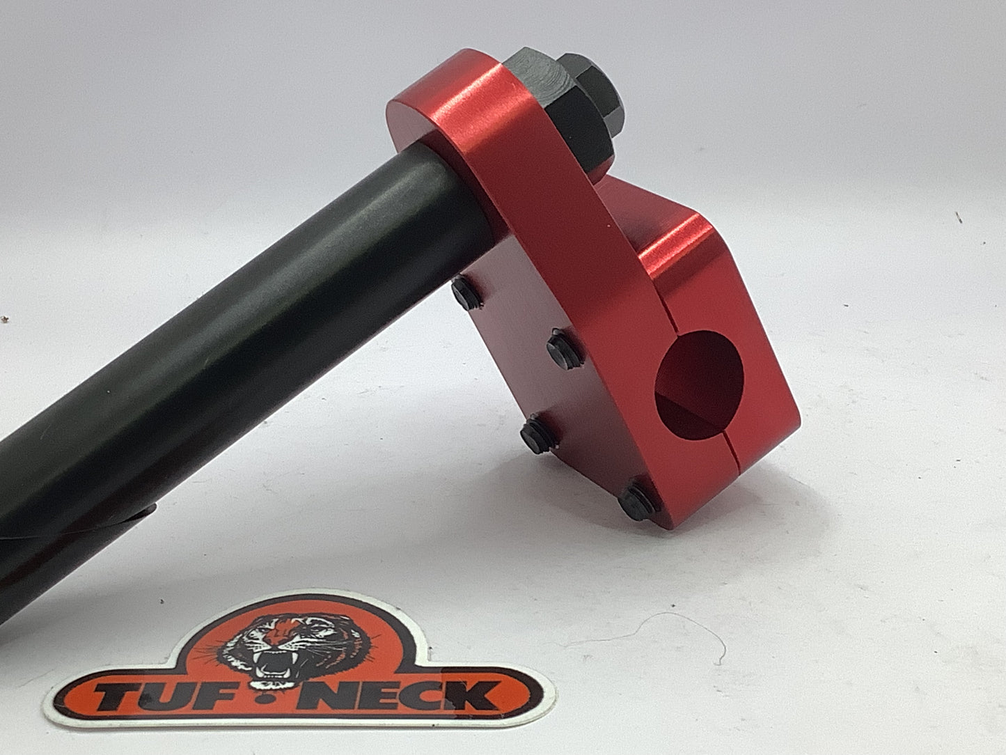 *OVERSIZED 22.2mm* Red 1" Tuf-Neck Drunken Tiger Retro BMX Stem