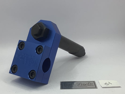 *Blemished Blue V3 1" Tuf-Neck Retro BMX Stem #012-1