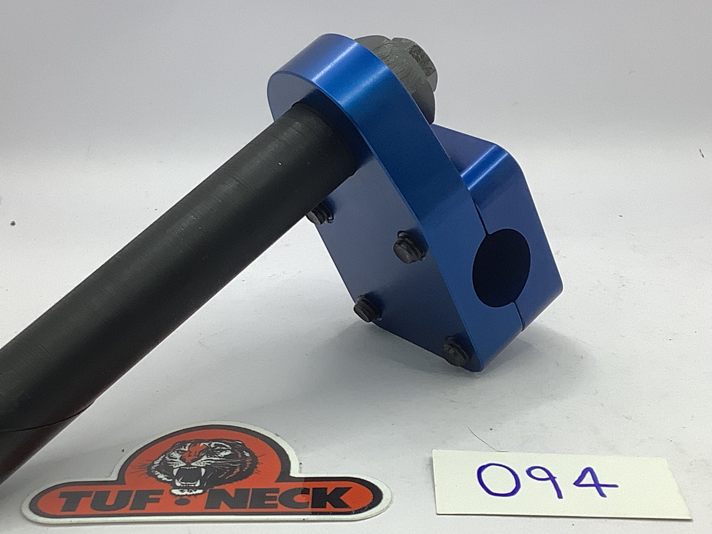 Blue 1" Tuf-Neck Stamped Tiger Retro BMX Stem *Barely Blemished #060