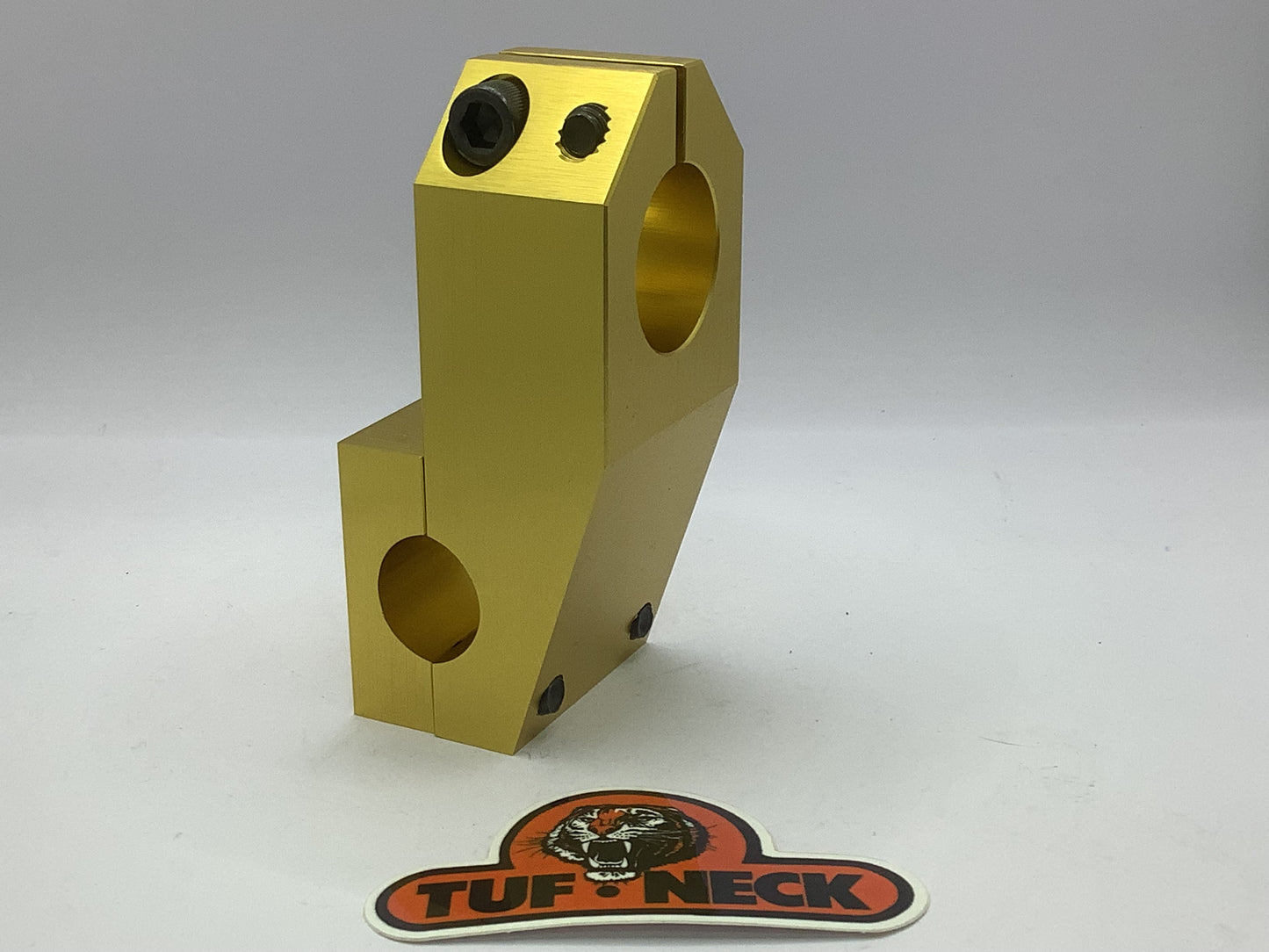 Gold Tuf-Neck Patent Pending 1-1/8 Threadless BMX Stem