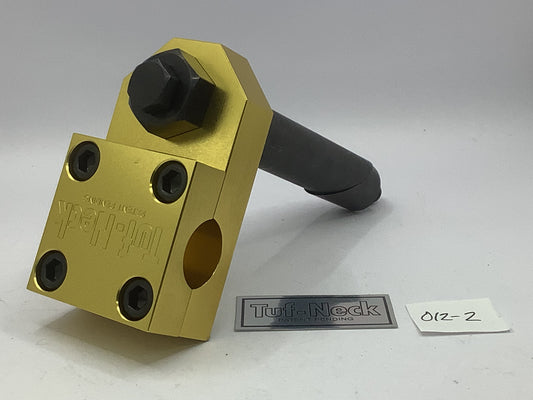 *Blemished Gold V3 1" Tuf-Neck Retro BMX Stem 012-2