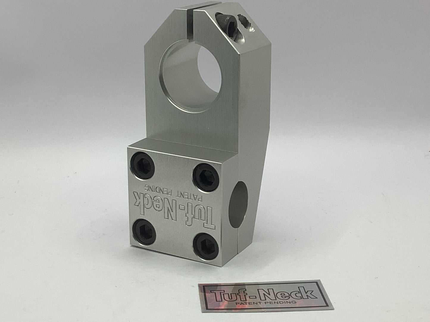Silver V2 Tuf-Neck Patent Pending 1-1/8 Threadless 55mm BMX Stem