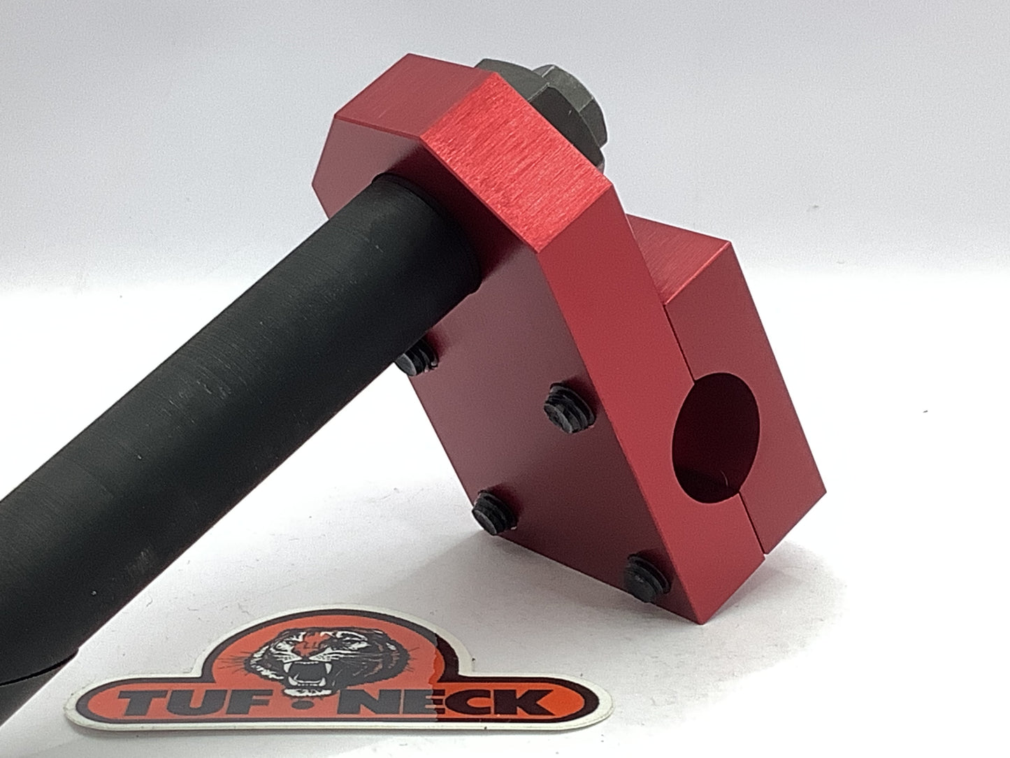 Red V4 1" Tuf-Neck Retro BMX Stem