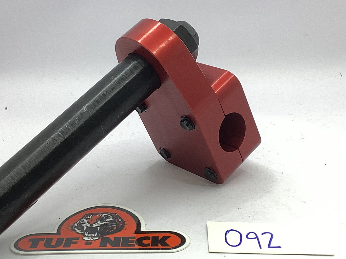 Red 1" Tuf-Neck Stamped Tiger Retro BMX Stem *Barely Blemished #092