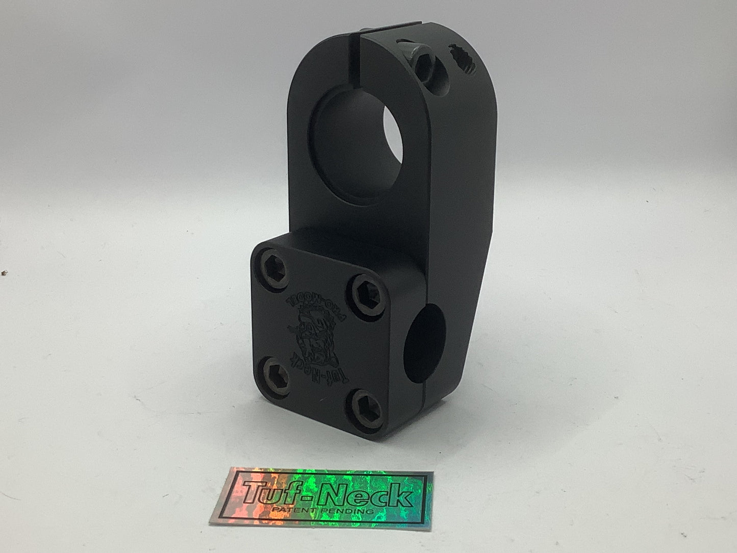 Black Tuf-Neck Drunken Tiger 1-1/8" Threadless BMX Stem 50mm