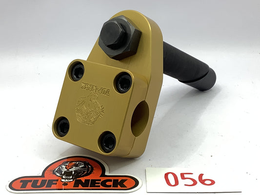 Gold 1" Tuf-Neck Stamped Tiger Retro BMX Stem *Blemished #056