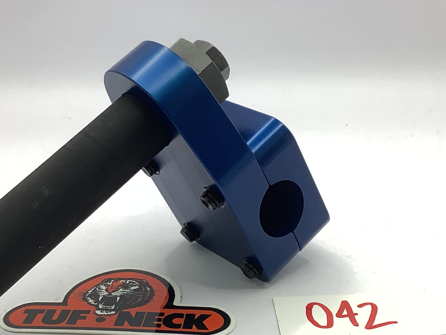 Blue 1" Tuf-Neck Stamped Tiger Retro BMX Stem *Blemished #042