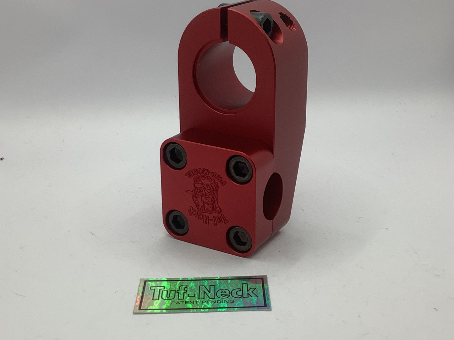 Red Tuf-Neck Drunken Tiger 1-1/8" Threadless BMX Stem 50mm