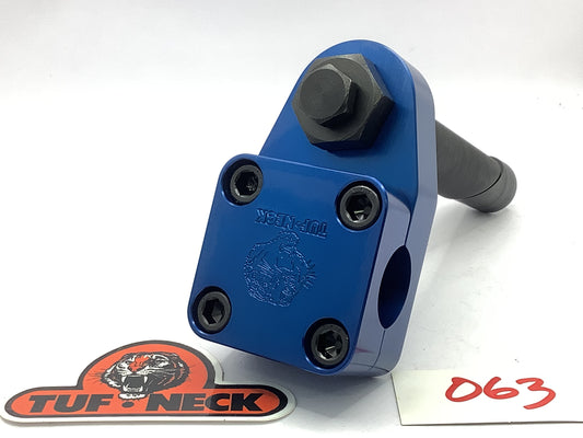 Blue 1" Tuf-Neck Stamped Tiger Retro BMX Stem *Blemished #063