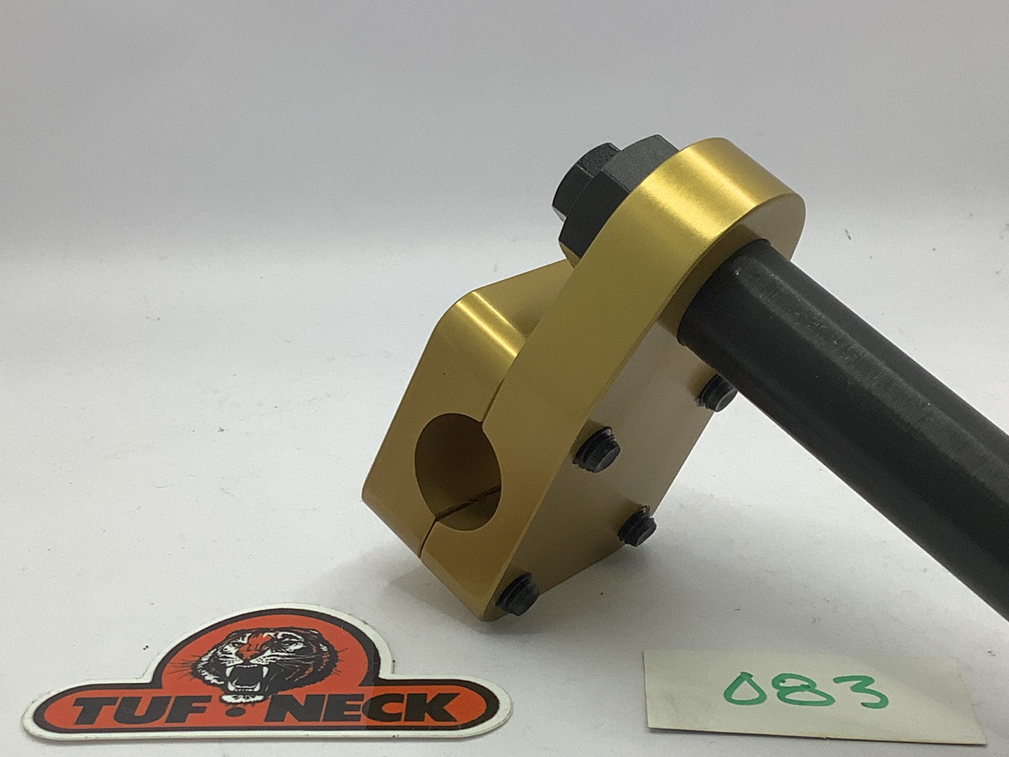 Gold 1" Tuf-Neck Stamped Tiger Retro BMX Stem *Barely Blemished #083