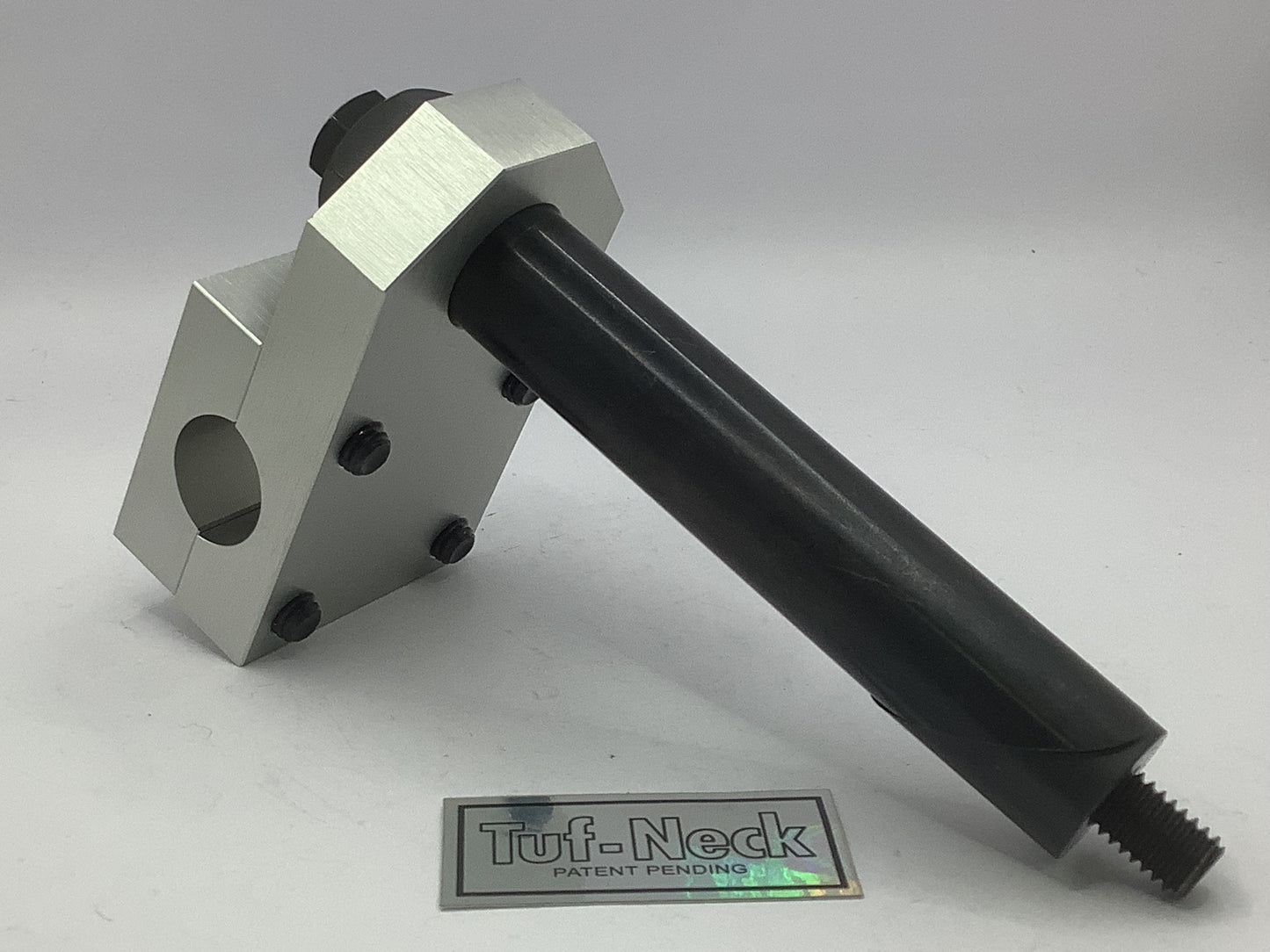 Silver No-Logo 1" Tuf-Neck Retro BMX Stem