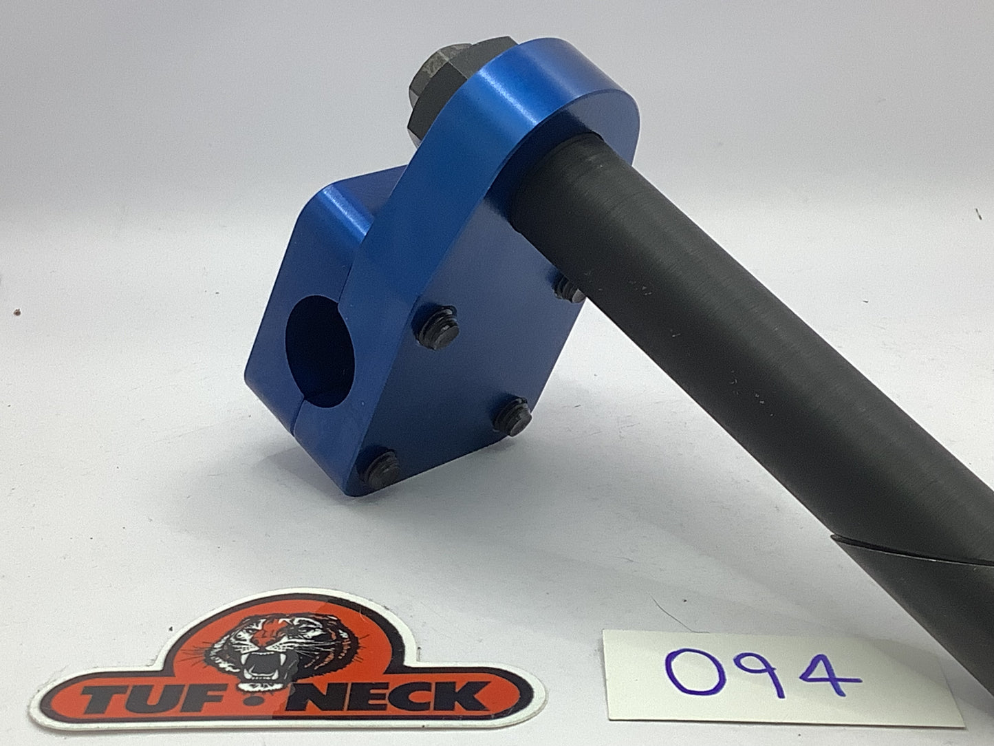 Blue 1" Tuf-Neck Stamped Tiger Retro BMX Stem *Barely Blemished #060