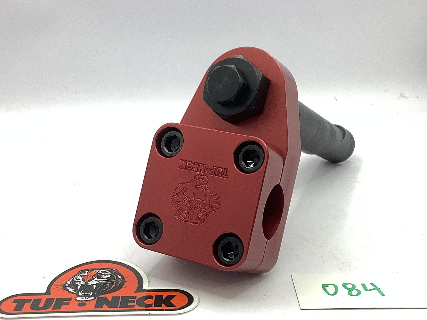 Red 1" Tuf-Neck Stamped Tiger Retro BMX Stem *Barely Blemished #084