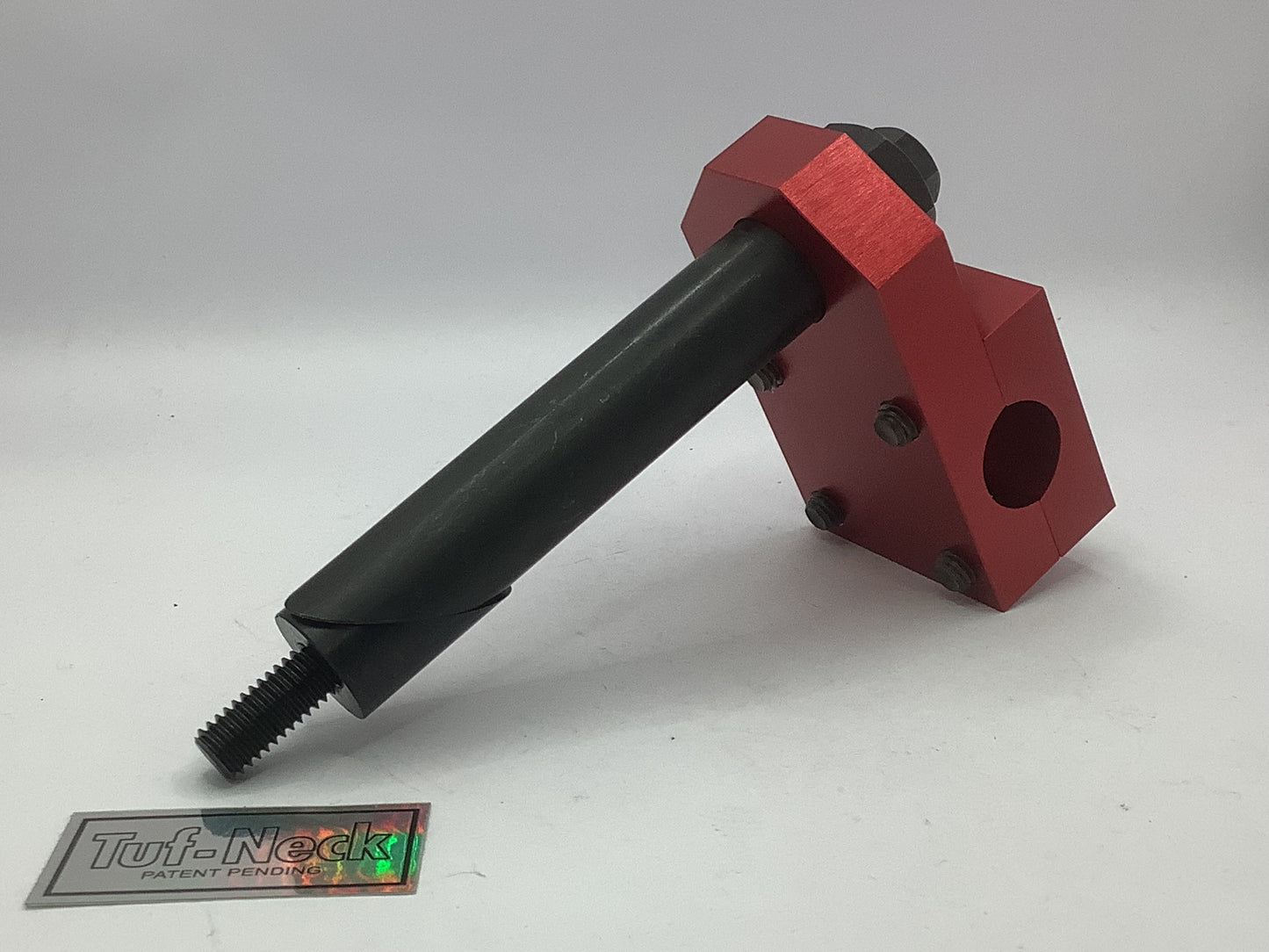 Red No-Logo 1" Tuf-Neck Retro BMX Stem